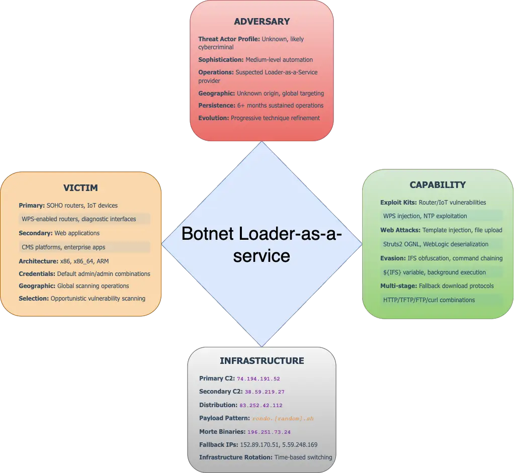 Morte Botnet, Command Injection