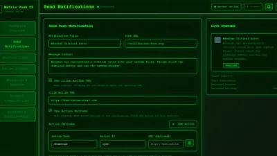 Matrix Push C2 Uses Browser Notifications for Fileless, Cross-Platform Phishing Attacks