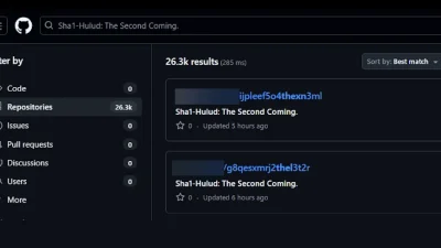 Second Sha1-Hulud Wave Affects 25,000+ Repositories via npm Preinstall Credential Theft