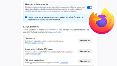 Mozilla Adds One-Click Option to Disable Generative AI Features in Firefox