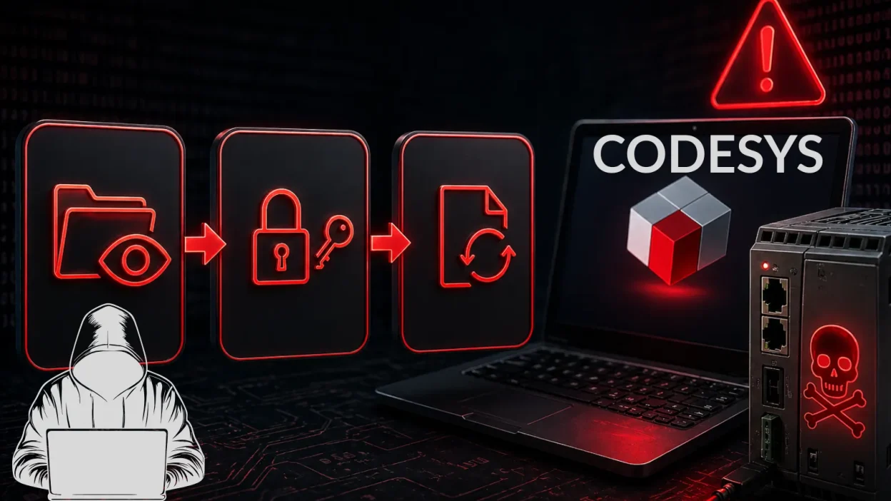 Attackers Can Backdoor CODESYS Applications by Chaining Vulnerabilities