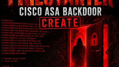 FIRESTARTER: Cisco ASA Backdoor