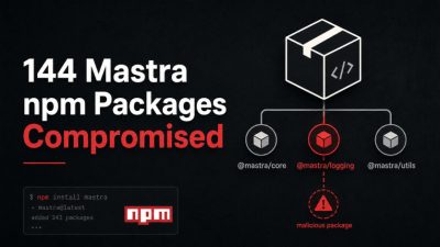 144 Mastra npm Packages Compromised via Hijacked Contributor Account
