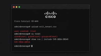 Cisco Catalyst SD-WAN Zero-Day CVE-2026-20245 Exploited to Gain Root Access