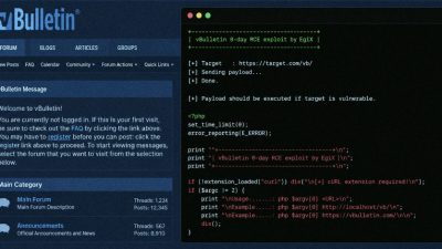 Public Exploit Released for Patched vBulletin Pre-Auth Code Execution Flaw