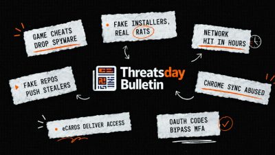 ThreatsDay: Game Cheat Spyware, 24-Hour Ransomware, Chrome Sync Stalking + 12 More Stories