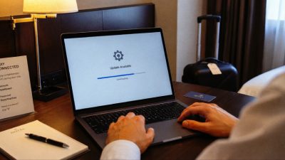 Hijacked Hotel Wi-Fi Pushes Fake Updates to Deliver Surveillance Malware